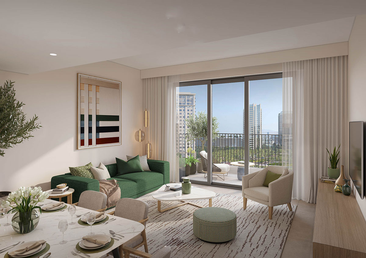 Park Horizon by Emaar at Dubai Hills Estate Living Room